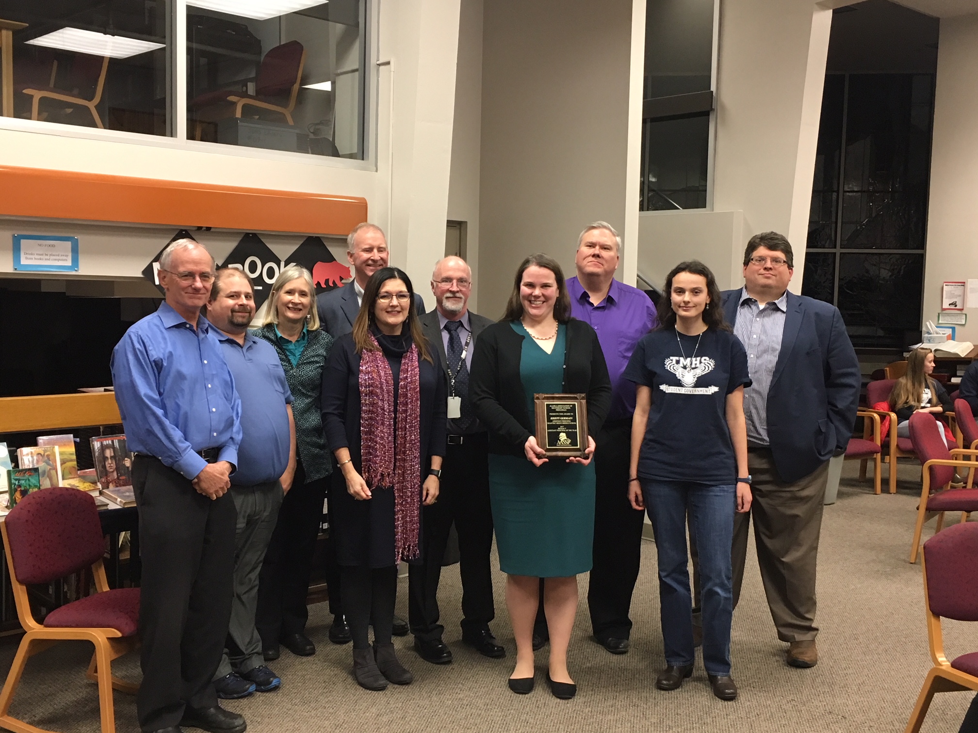 Kristy Germain named Assistant Principal of the Year